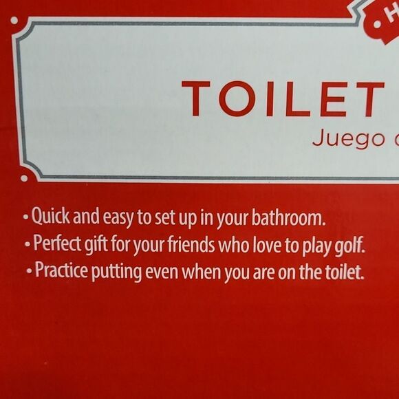 Holiday Time Toilet Golf Game - Picture 3 of 4